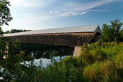 Longest Covered Bridge in New England, New Hampshire Border